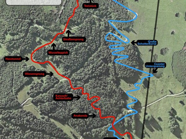 Route des Bikepark am Hasenhorn � Bike Park Todtnau