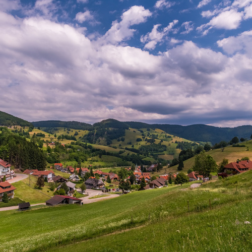Blick vom Haus &uuml;ber Wieden  - 