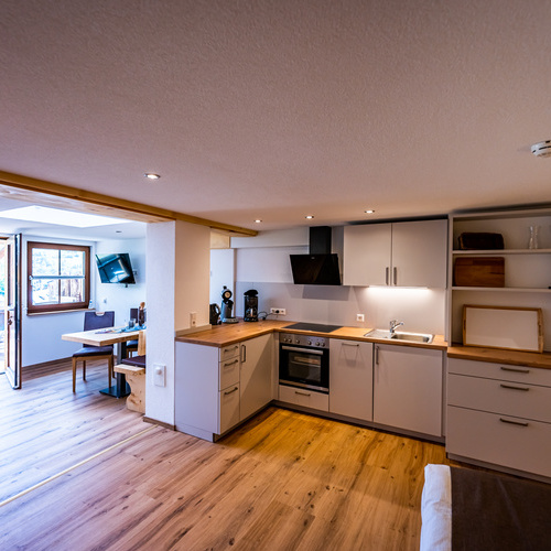 Ferienwohnung Vergissmeinnicht f&uuml;r 1 - 2 Personen - gut ausgestattete K&uuml;che und gen&uuml;gend Platz