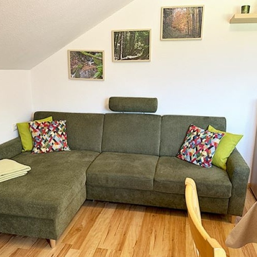 Wohnzimmer in der Ferienwohnung Nr. 1 - 