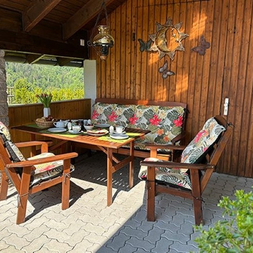 Der &uuml;berdachte Freisitz - 